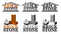 Brick stone logo