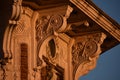 Brick and stone on an old East Texas Bank in Mineola Texas. Royalty Free Stock Photo