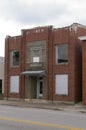 Brick store front on main street Royalty Free Stock Photo