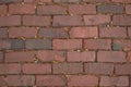 A brick  street. Downers Grove, Illinois, USA. Royalty Free Stock Photo