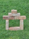 Brick symbol of a new house Royalty Free Stock Photo