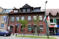 A brick tenement house in Zakopane Royalty Free Stock Photo