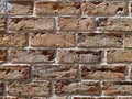 Brick texture with beige blocks and white seams Royalty Free Stock Photo