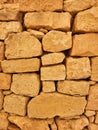 Brick texture. Texture of old bricks, castle wall and ancient ruins. Background pattern abstract of pile of drying stacked bog Royalty Free Stock Photo
