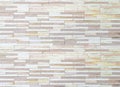 Brick tile wall pattern background in mix color earth tone Royalty Free Stock Photo