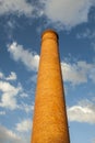 Brick tower Old power plant in Segovia