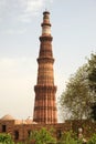 The brick tower of Qutb Minar India