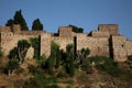 Brick Towers and Castles in Al Andalus, Malaga, Andalusia, Spain