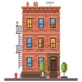 Brick townhouse