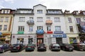 Brick townhouse in Zakopane Royalty Free Stock Photo