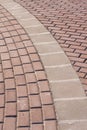 Brick Walk Way Royalty Free Stock Photo