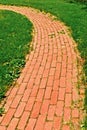 Brick Walkway Royalty Free Stock Photo