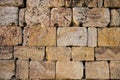 Brick wall at Ancient city Hierapolis.