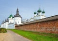 View of the Rostov Kremlin. Golden Ring of Russia. Royalty Free Stock Photo