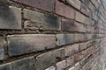 Brick Wall at an Angled Perspective