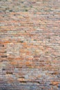 Brick wall as a rough textured and patterned abstract background Royalty Free Stock Photo