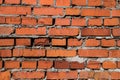 Big red brick wall Royalty Free Stock Photo