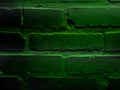 Brick wall background modern design neon disco wallpaper close surface abstract texture backdrop