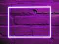 Brick wall background illuminated fragmen modern design neon material disco wallpaper close surface abstract texture backdrop