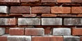 Brick wall background display high quality texture details Royalty Free Stock Photo