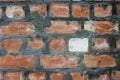 Brick wall background, material, cement. Wallpaper Royalty Free Stock Photo