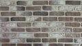 Brick wall background in neutral brown tones