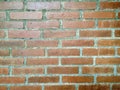 Brick wall .Background. Terra cotta. Royalty Free Stock Photo