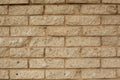 Interesting textured volumetric brick wall