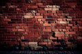 brick wall background texture red brick. AI Generated Royalty Free Stock Photo