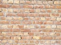 Brick wall background texture.Seamless brick wall texture.Detailed old red brick wall background texture.