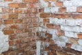 Brick wall background, wall texture, vintage brick Royalty Free Stock Photo