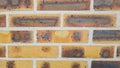 Brick wall background. Wall decoration with decorative brick Royalty Free Stock Photo
