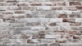 Brick wall background, white grunge texture or pattern for design, wallpaper. Generative ai Royalty Free Stock Photo