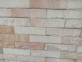 Brick wall backgrounds and textures closeup. Royalty Free Stock Photo