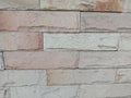 Brick wall backgrounds and textures closeup. Royalty Free Stock Photo