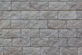 Brick wall with big gray bricks. Used as a background. Royalty Free Stock Photo