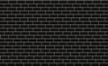 Brick wall black pattern background surface, illustration. Stone block structure, urban design wallpaper. Dark