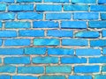 Brick Wall Blue Royalty Free Stock Photo