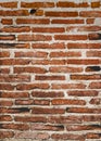 Brick wall or brickwork texture background. its decayed with age Royalty Free Stock Photo