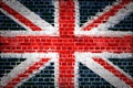 Brick Wall Britain Royalty Free Stock Photo