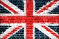 Brick Wall Britain Royalty Free Stock Photo