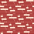 Brick wall brown red maroon seamless pattern, background for design