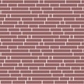 Brick wall brown red maroon seamless pattern vector illustration
