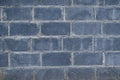 Brick wall with cement mortar. White mortar brick block wall surface texture background. old wall dirty Royalty Free Stock Photo