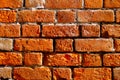 Brick wall, closeup texture Royalty Free Stock Photo