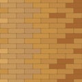 Brick wall. Colorful brick vector texture background.