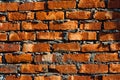 brick wall construction texture view mason work Royalty Free Stock Photo