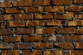 brick wall construction texture view mason work Royalty Free Stock Photo