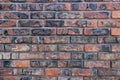 Brick wall damaged by fire Royalty Free Stock Photo