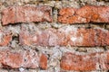 Brick Wall Detal Texture Retro Architecture Pattern